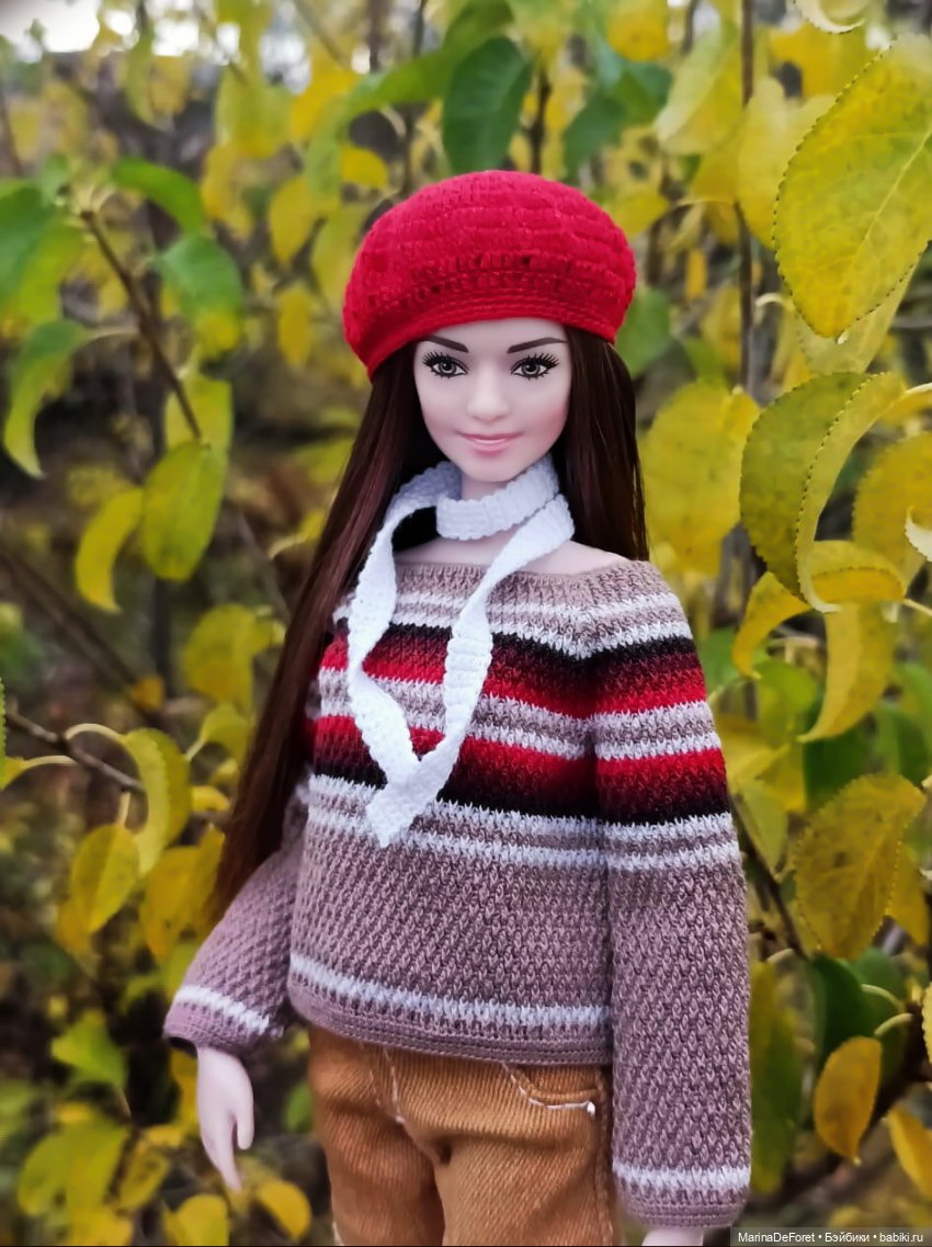 Вязаная одежда для кукол - часть двенадцатая - осень 2025 (фото 10)