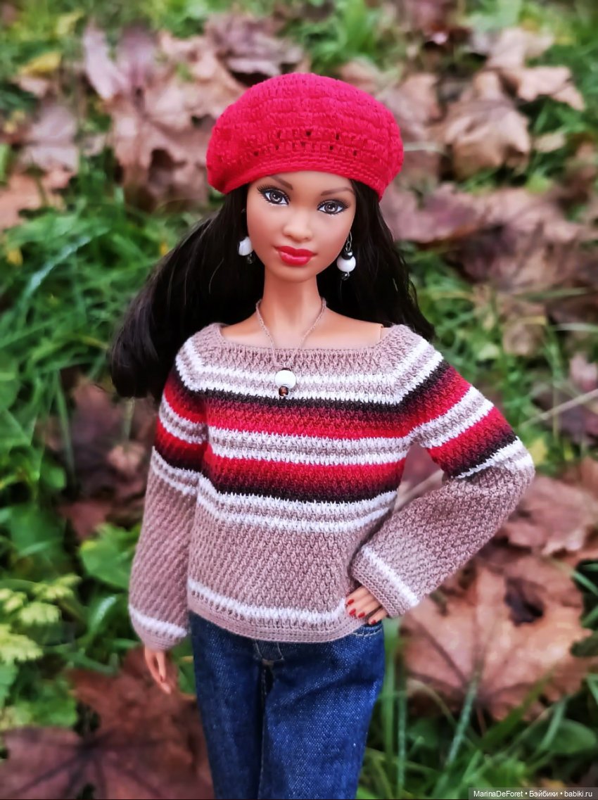Вязаная одежда для кукол - часть двенадцатая - осень 2025 (фото 4)