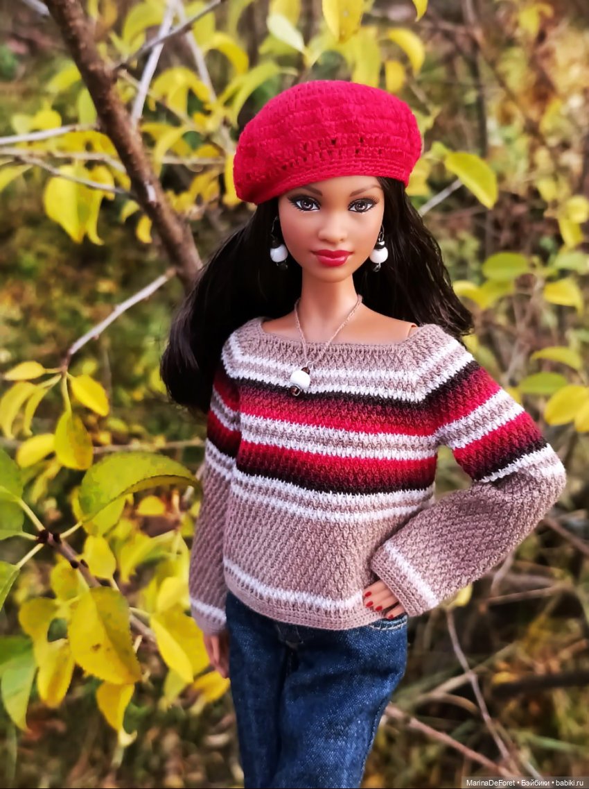 Вязаная одежда для кукол - часть двенадцатая - осень 2025