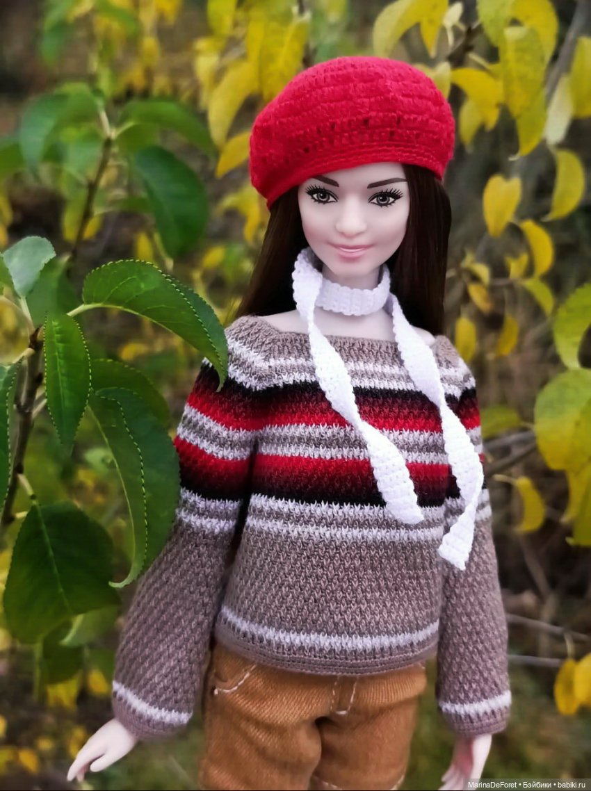 Вязаная одежда для кукол - часть двенадцатая - осень 2025 (фото 5)