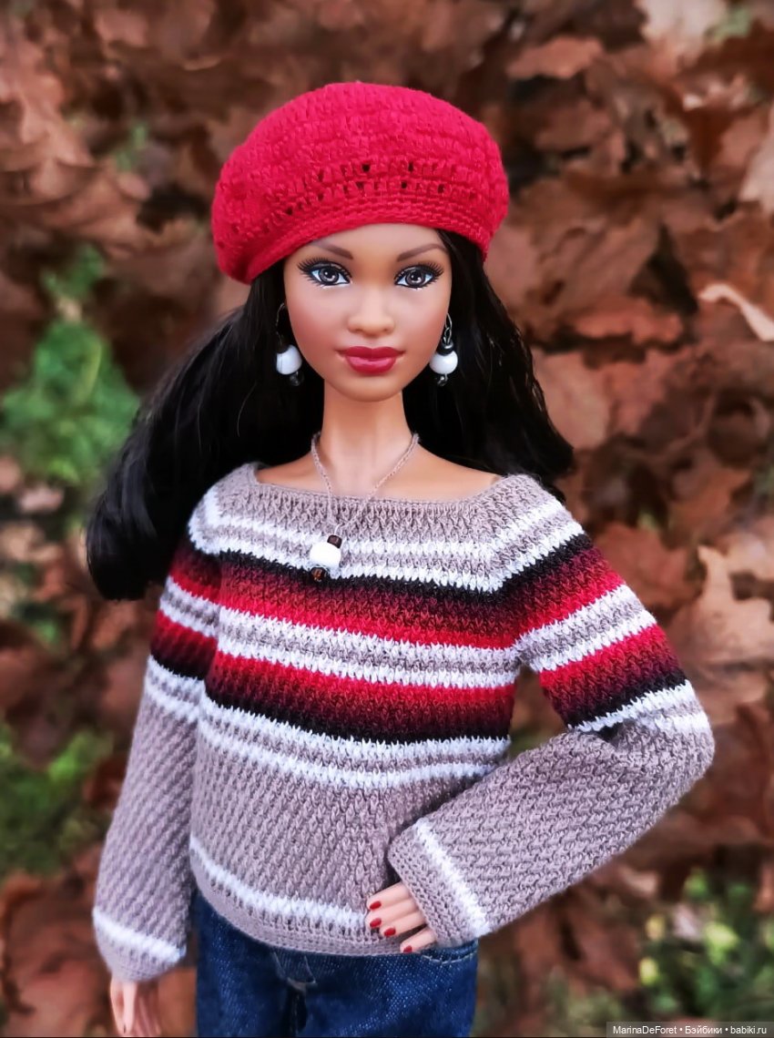 Вязаная одежда для кукол - часть двенадцатая - осень 2025 (фото 8)