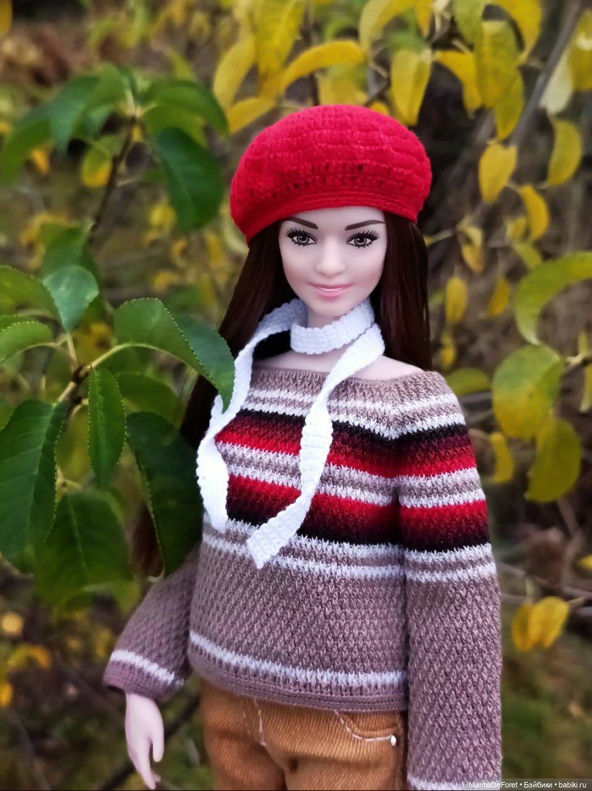 Вязаная одежда для кукол - часть двенадцатая - осень 2025 (фото 3)