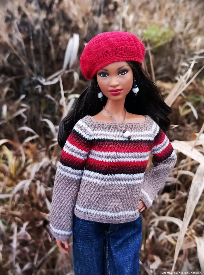 Вязаная одежда для кукол - часть двенадцатая - осень 2025 (фото 9)