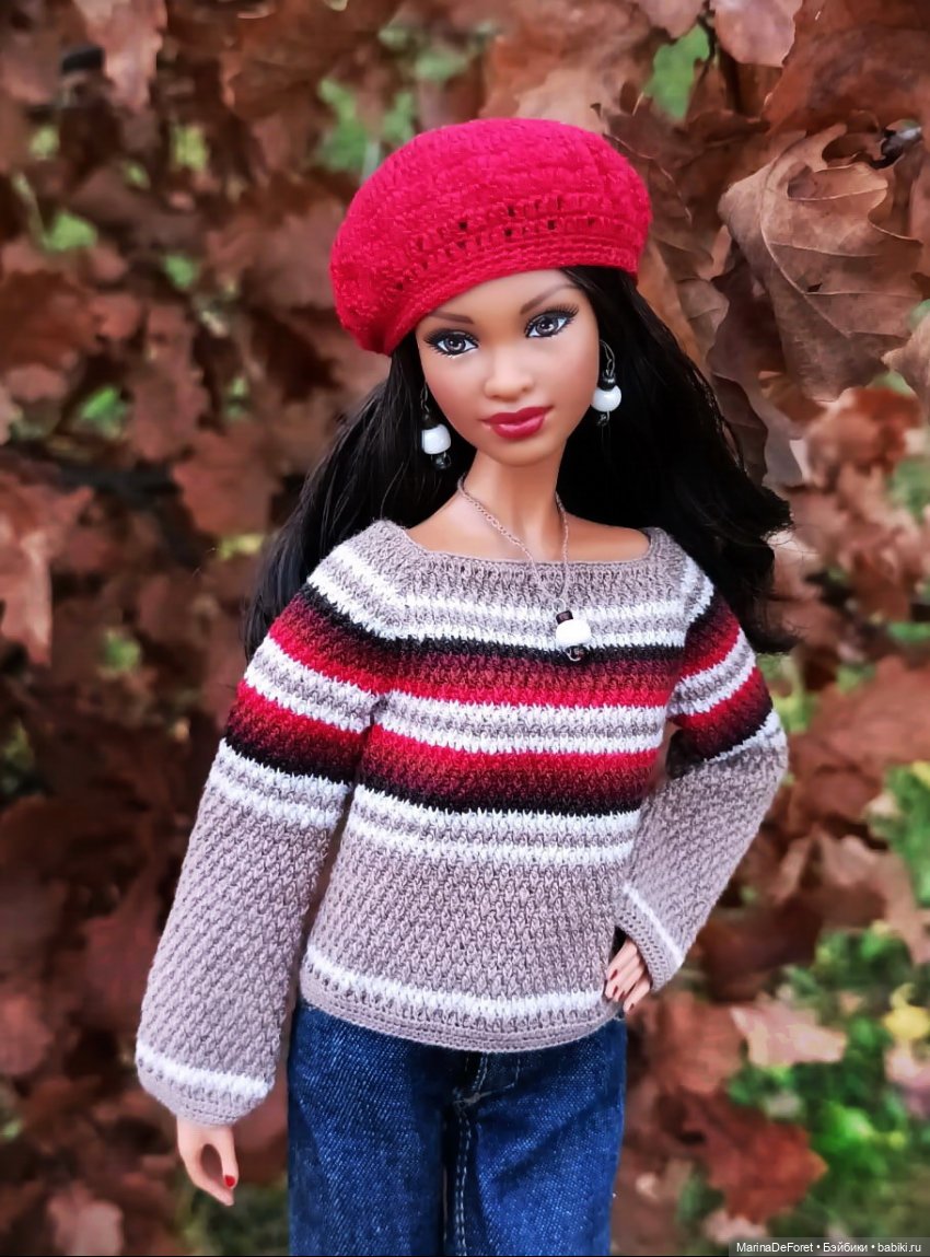 Вязаная одежда для кукол - часть двенадцатая - осень 2025 (фото 2)