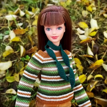 Вязаная одежда для кукол - часть двенадцатая - осень 2025