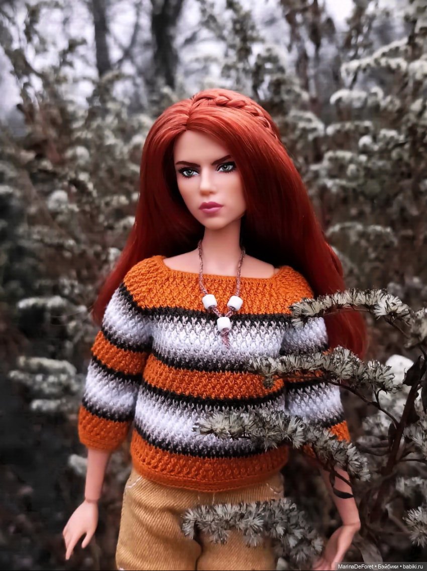 Вязаная одежда для кукол - часть четырнадцатая - конец ноября 2025