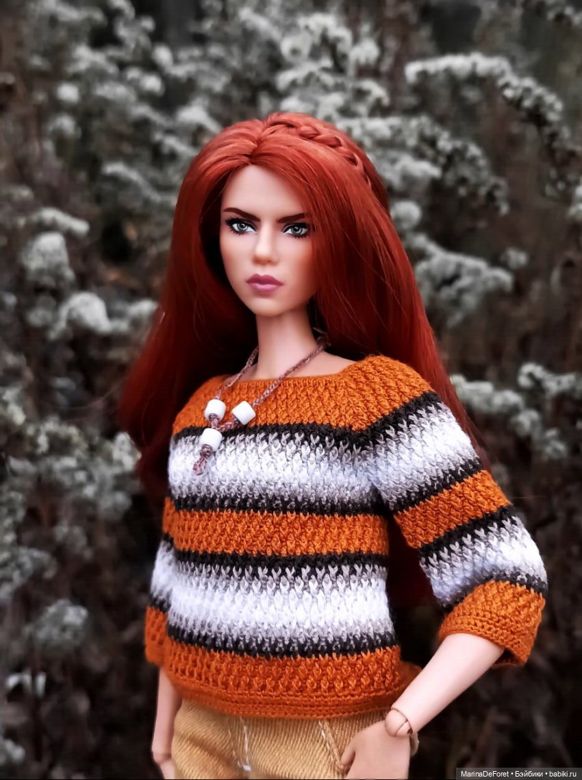 Вязаная одежда для кукол - часть четырнадцатая - конец ноября 2025