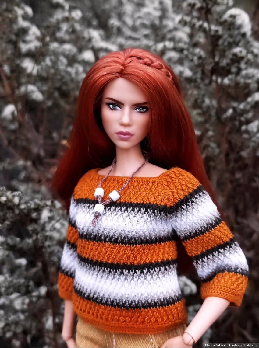 Вязаная одежда для кукол - часть четырнадцатая - конец ноября 2025