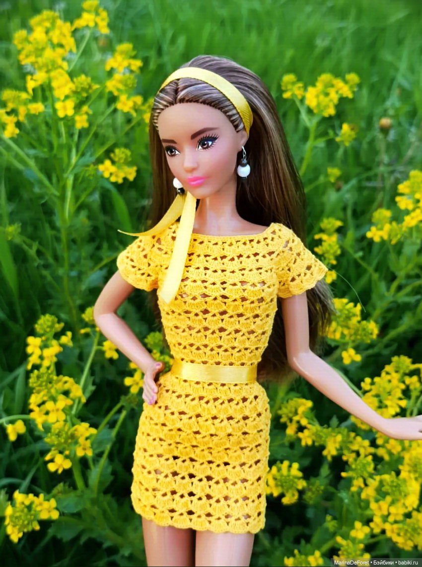 Вязаная одежда для кукол - часть тринадцатая - лето