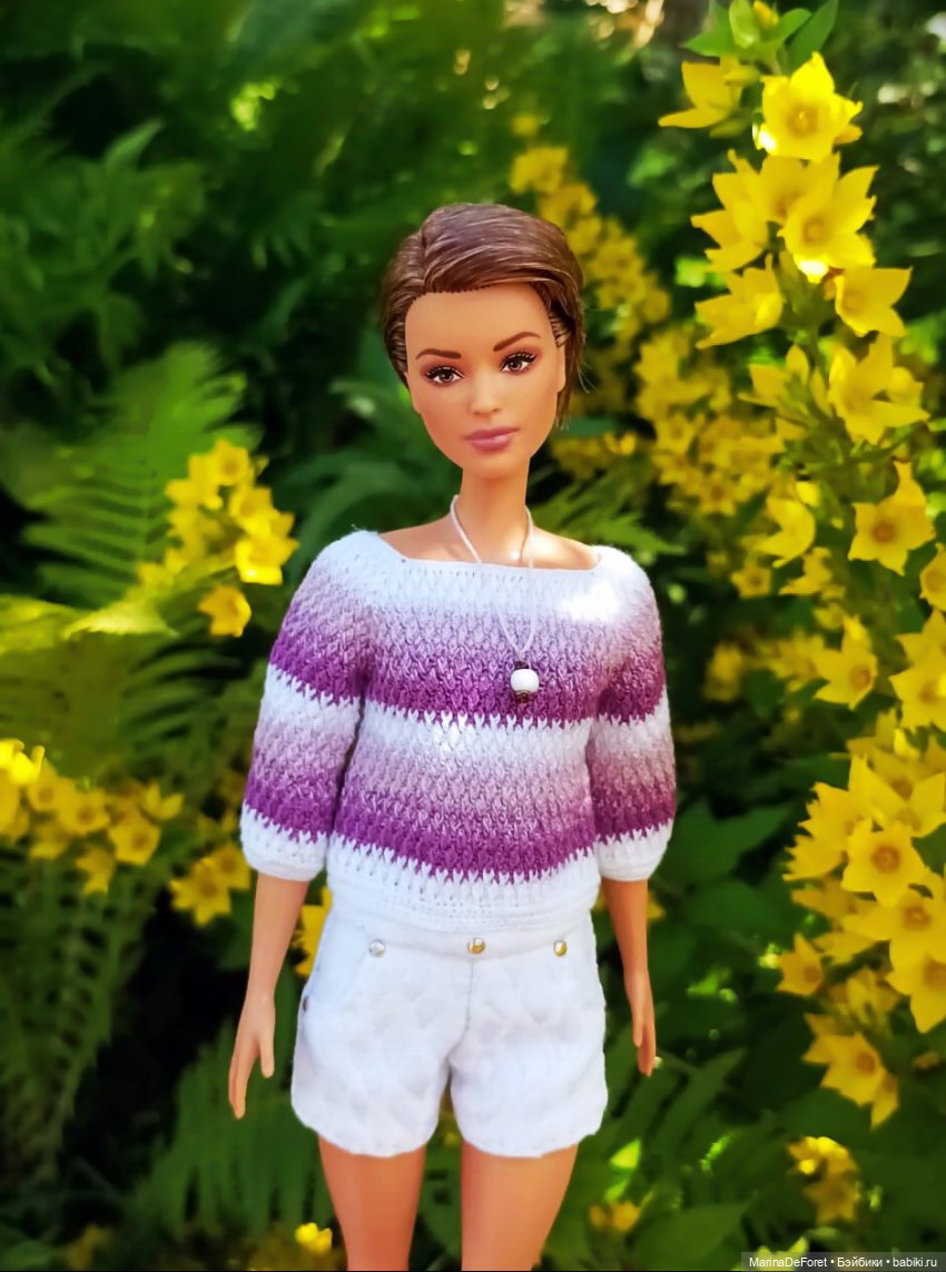 Вязаная одежда для кукол - часть тринадцатая - лето