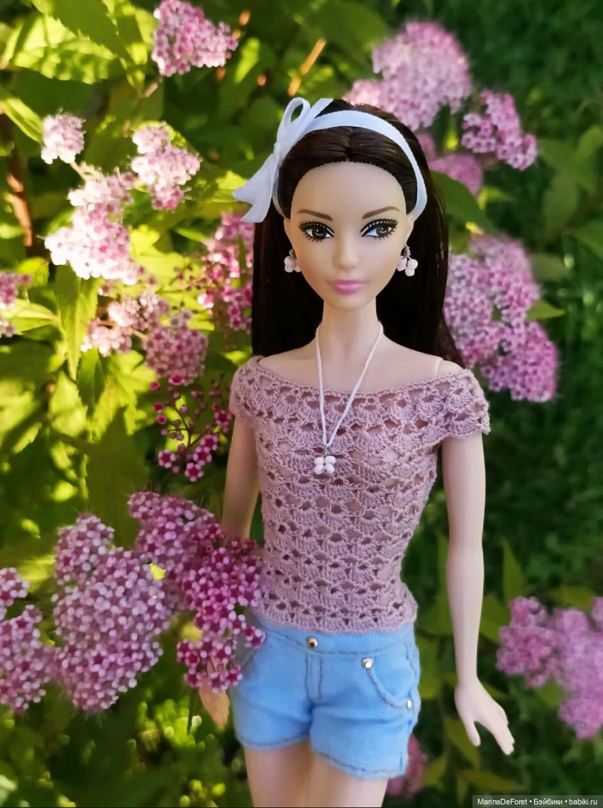 Вязаная одежда для кукол - часть тринадцатая - лето