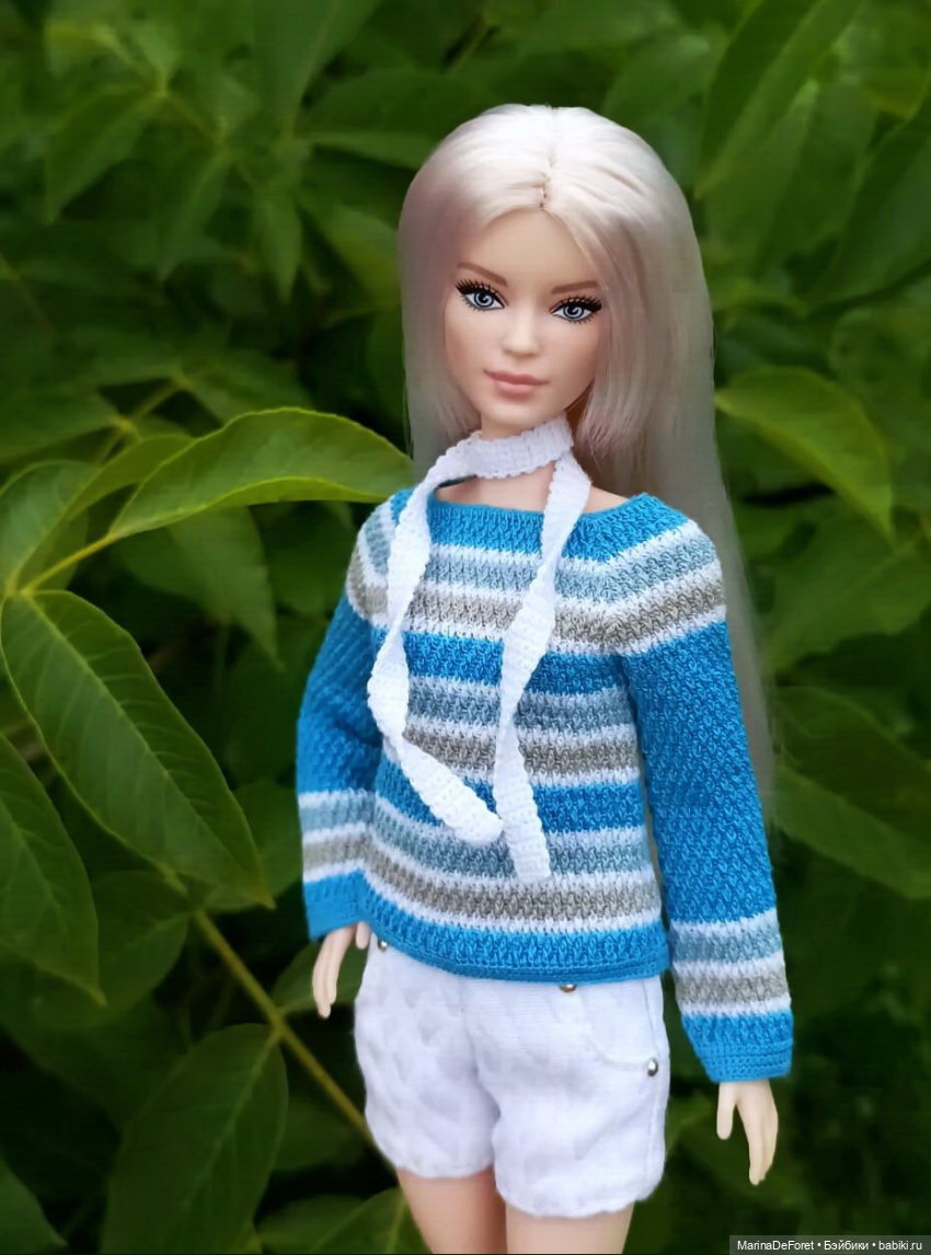 Вязаная одежда для кукол - часть тринадцатая - лето (фото 8)