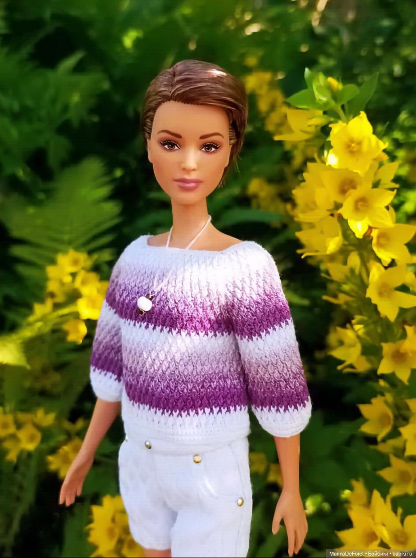 Вязаная одежда для кукол - часть тринадцатая - лето