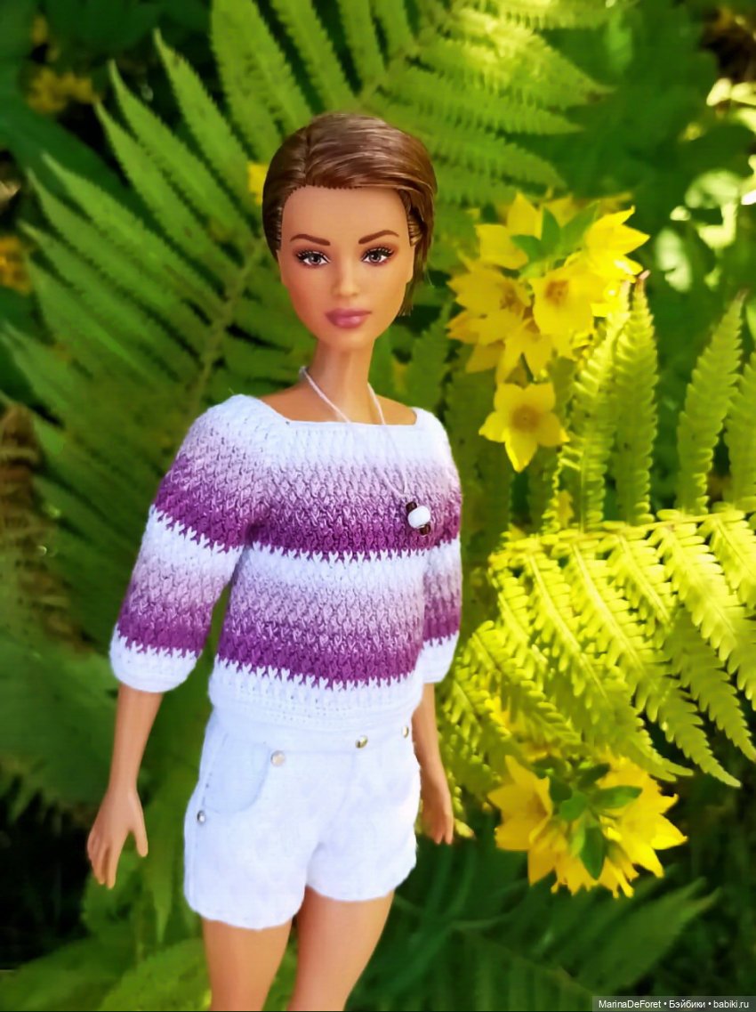 Вязаная одежда для кукол - часть тринадцатая - лето