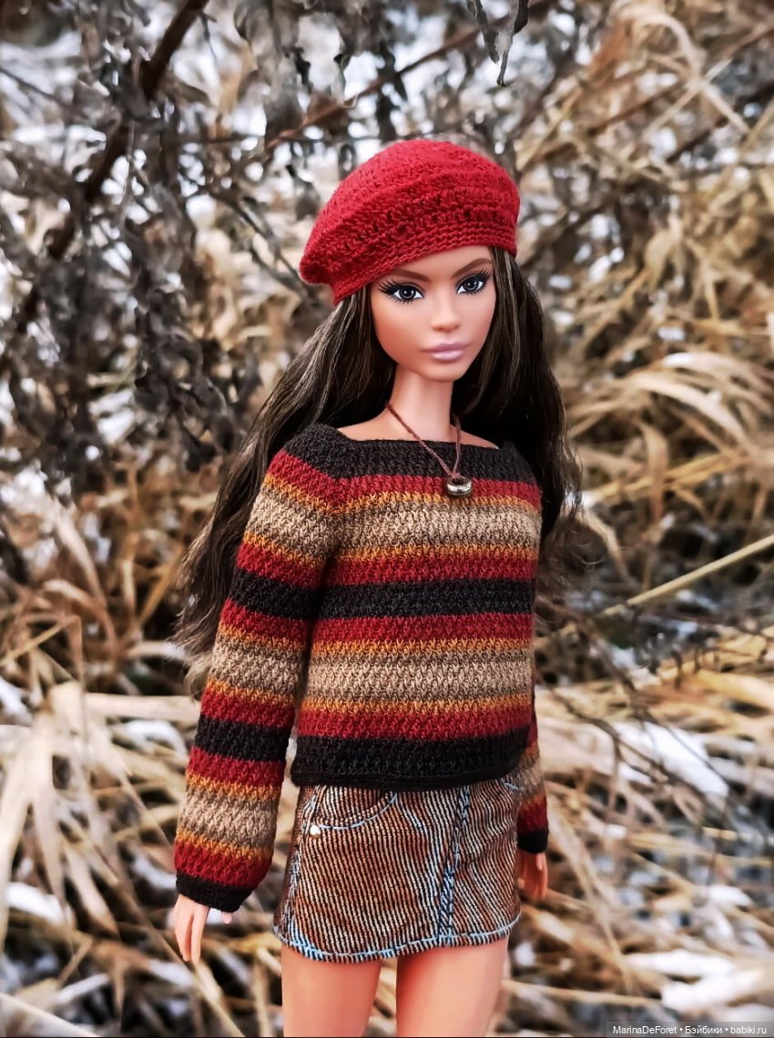 Вязаная одежда для кукол - часть четырнадцатая - конец ноября 2025