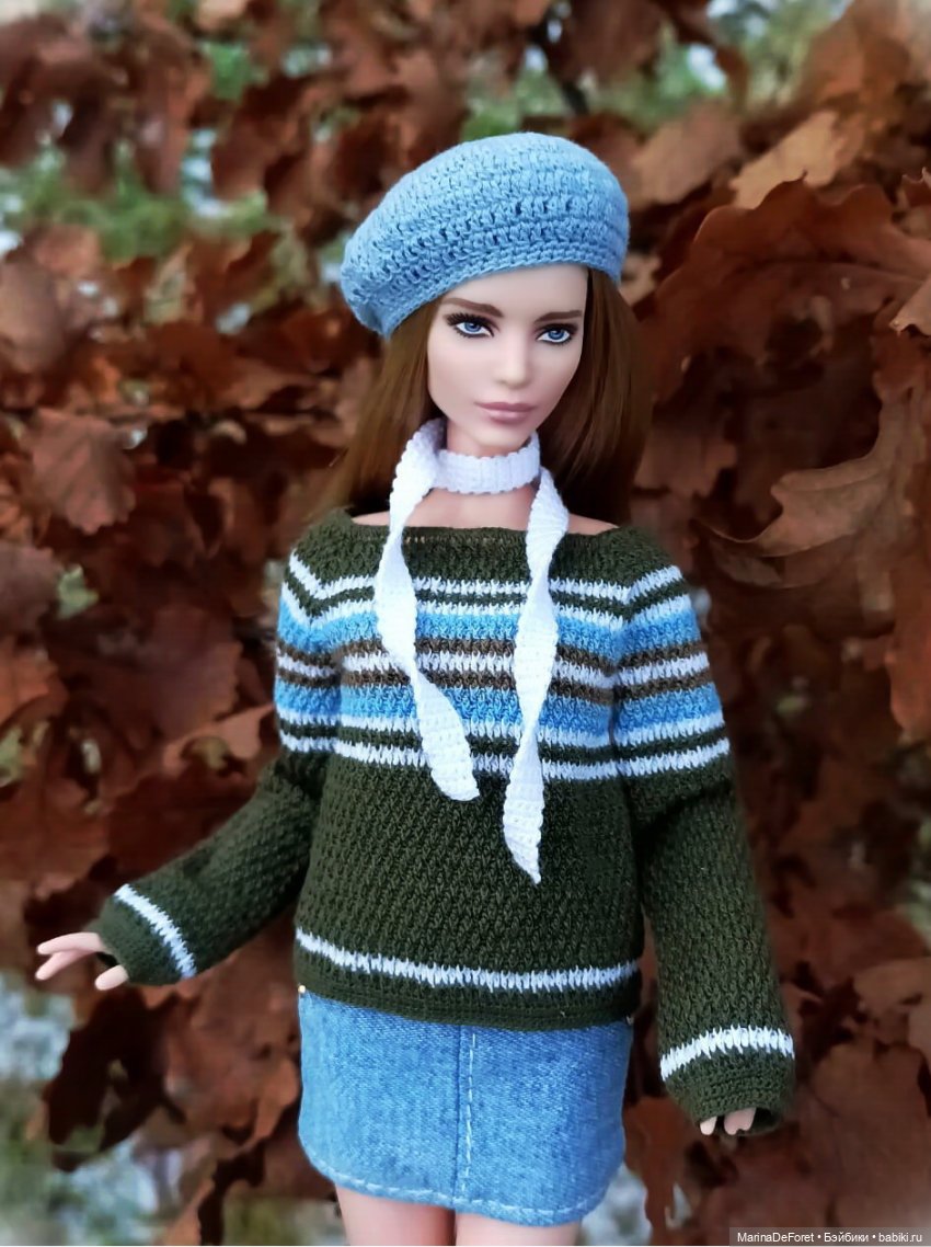 Вязаная одежда для кукол - часть четырнадцатая - конец ноября 2025