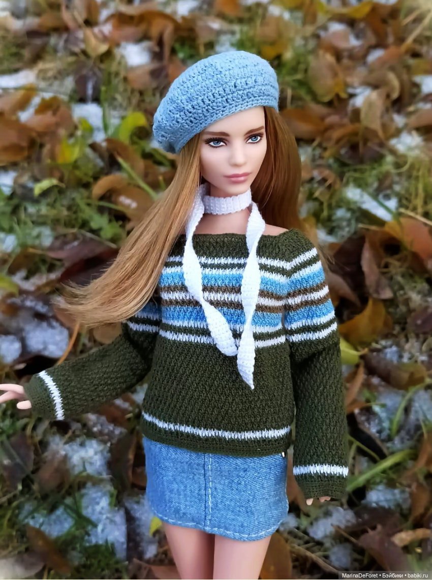 Вязаная одежда для кукол - часть четырнадцатая - конец ноября 2025