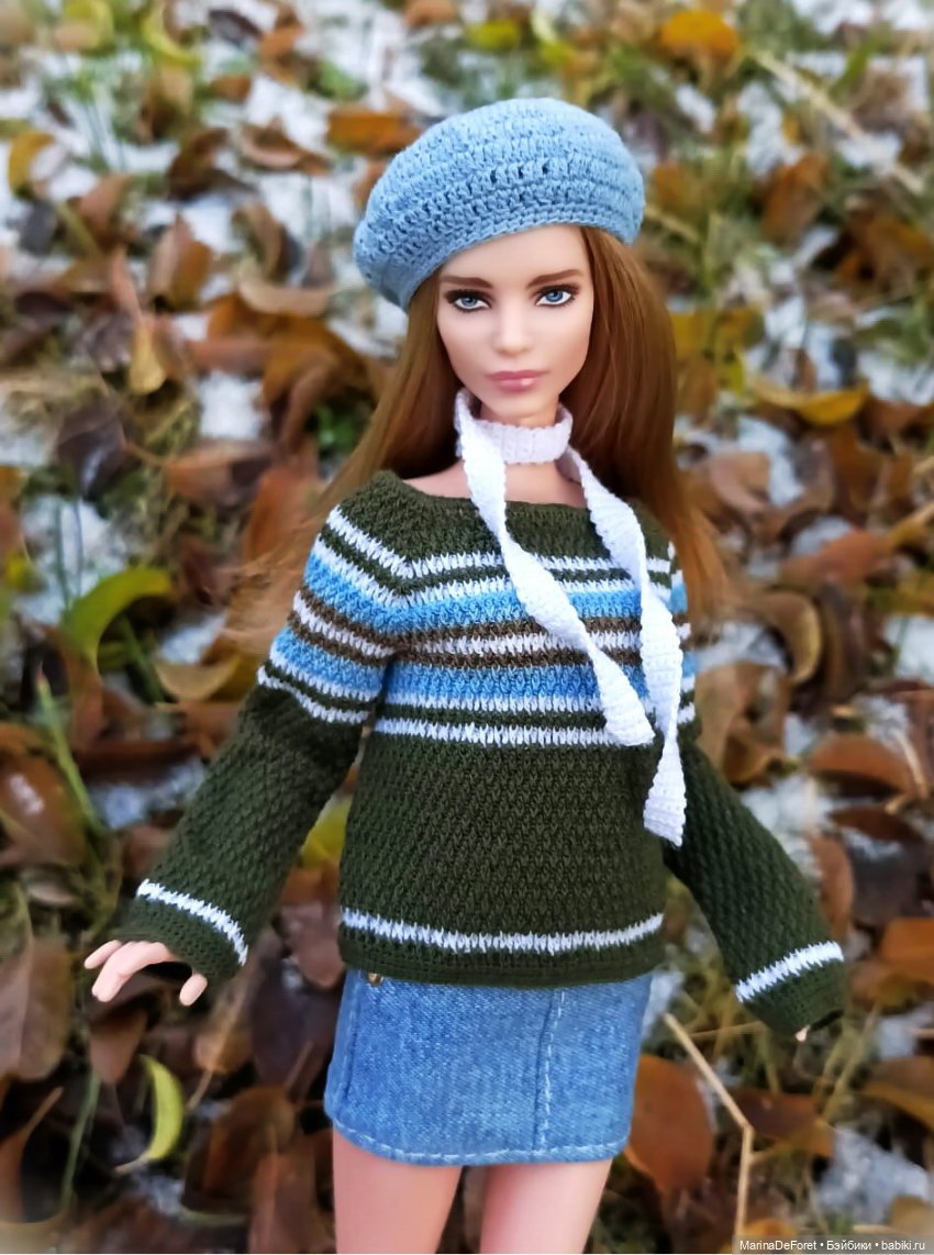 Вязаная одежда для кукол - часть четырнадцатая - конец ноября 2025