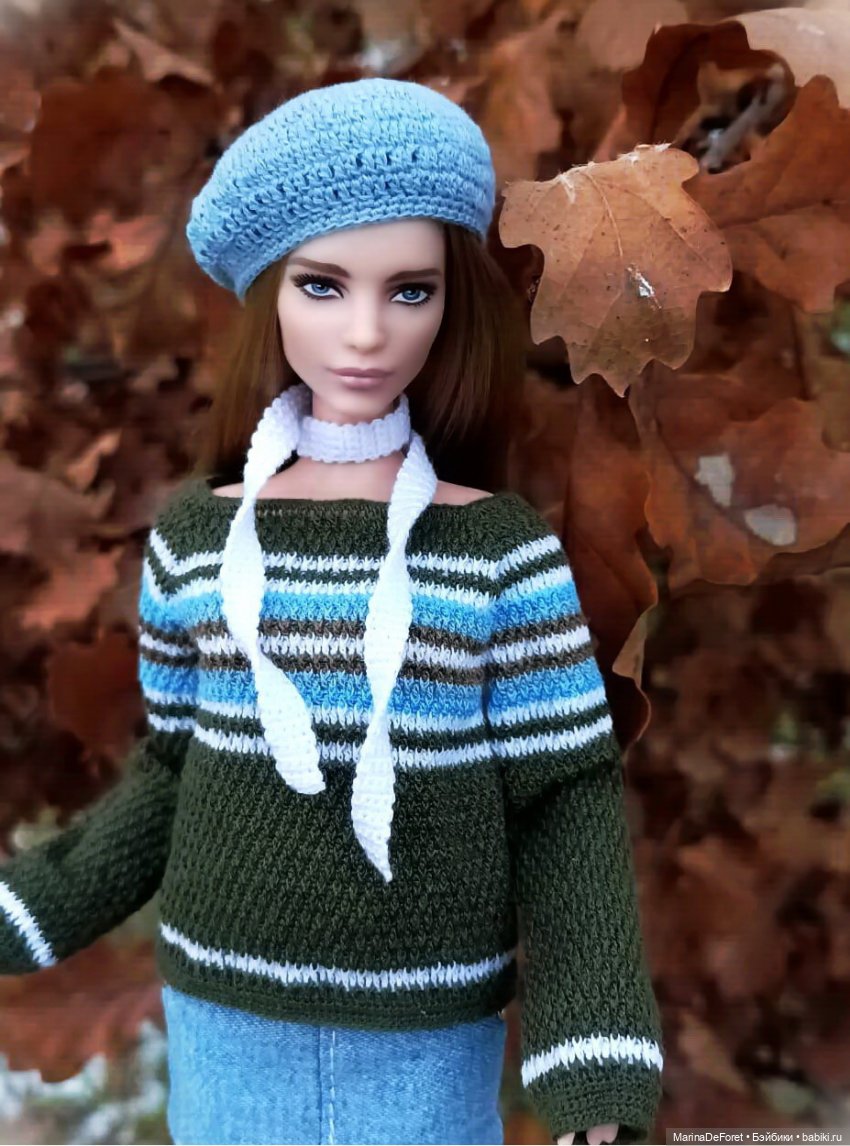 Вязаная одежда для кукол - часть четырнадцатая - конец ноября 2025