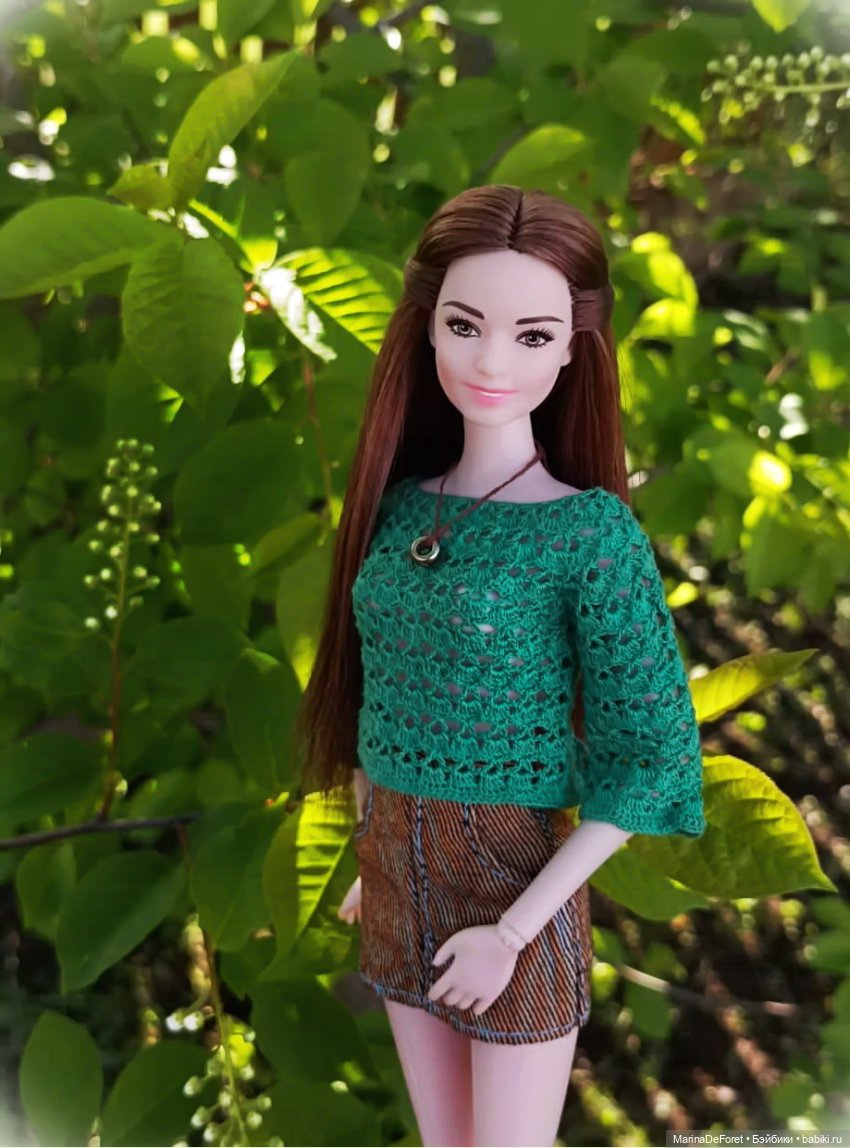 Вязаная одежда для кукол - часть пятнадцатая - лето