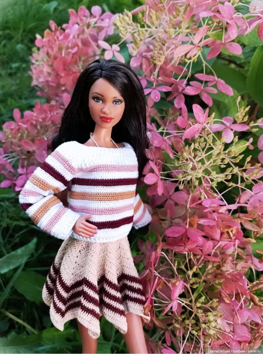 Вязаная одежда для кукол - часть пятнадцатая - лето