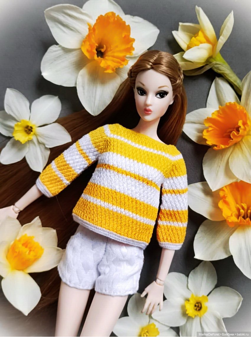 Вязаная одежда для кукол - часть пятнадцатая - лето