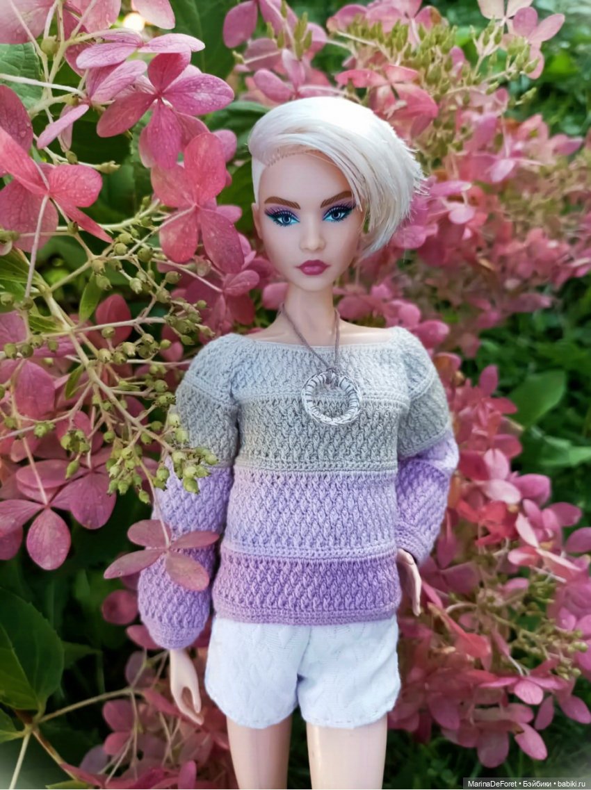 Вязаная одежда для кукол - часть пятнадцатая - лето