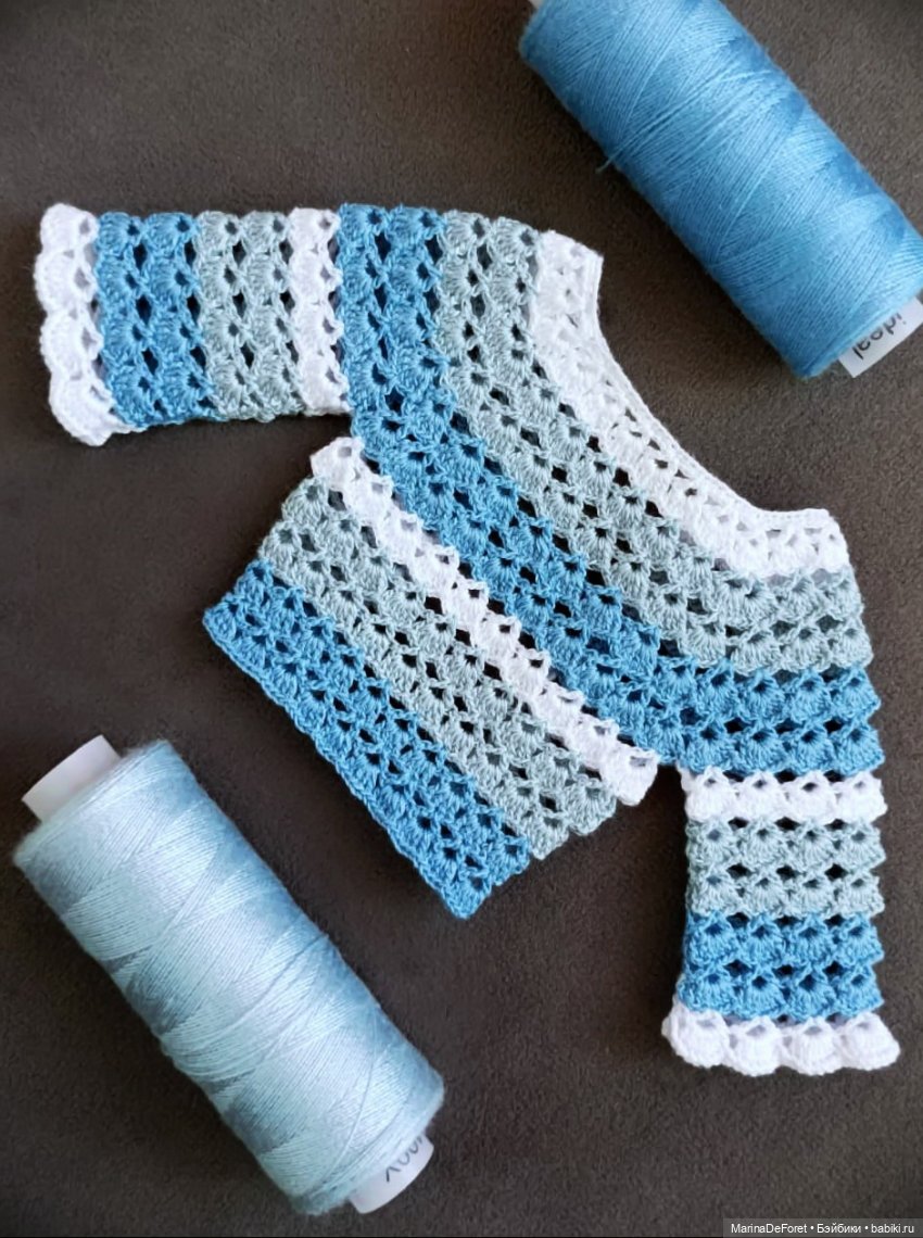 Вязаная одежда для кукол - часть пятнадцатая - лето