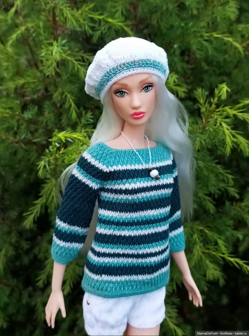 Вязаная одежда для кукол - часть пятнадцатая - лето (фото 3)