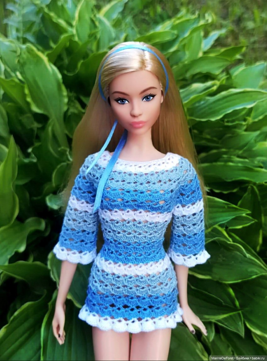 Вязаная одежда для кукол - часть пятнадцатая - лето