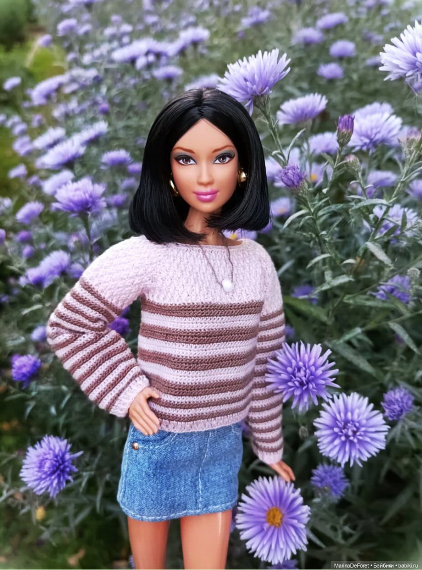 Вязаная одежда для кукол - часть пятнадцатая - лето (фото 10)