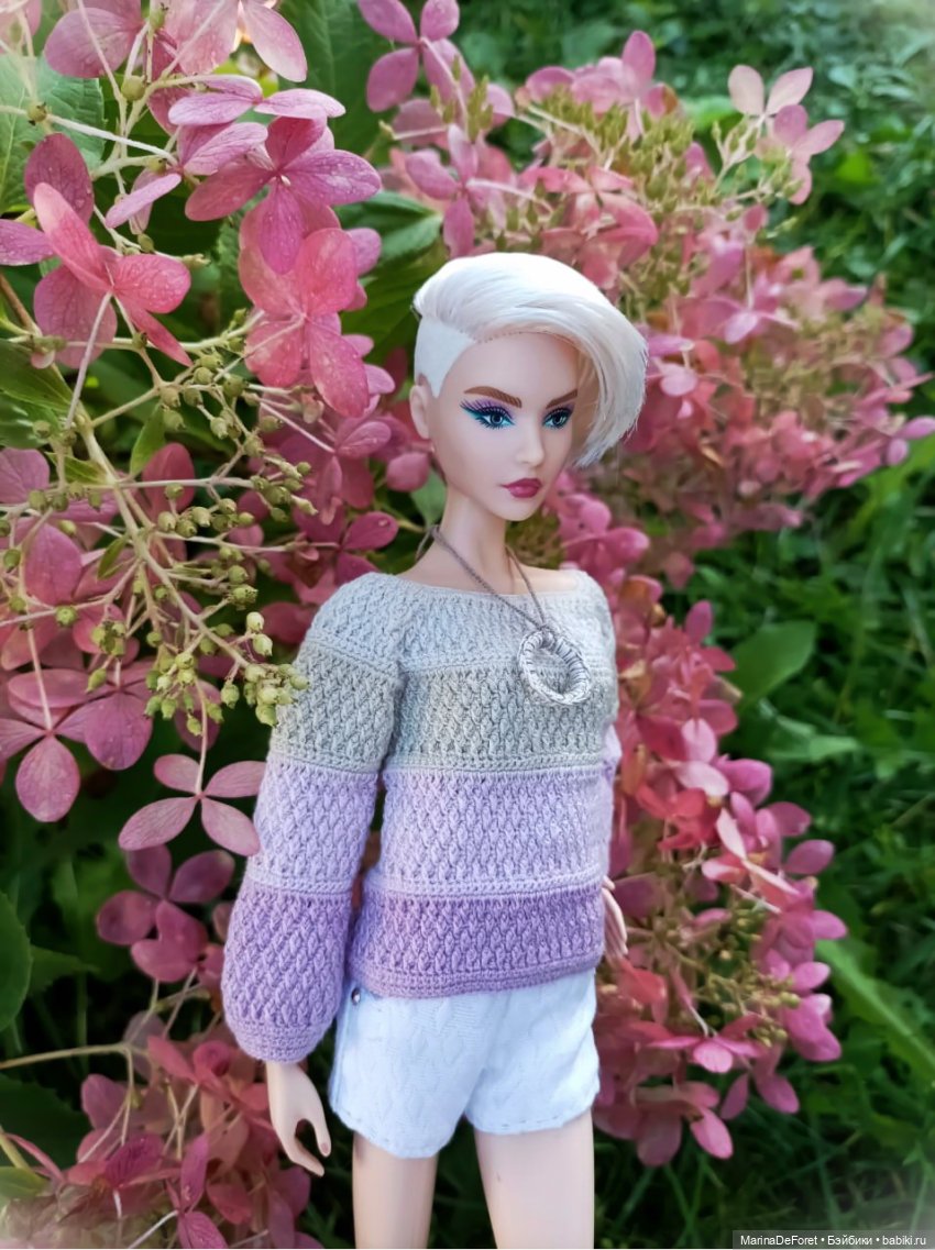 Вязаная одежда для кукол - часть пятнадцатая - лето