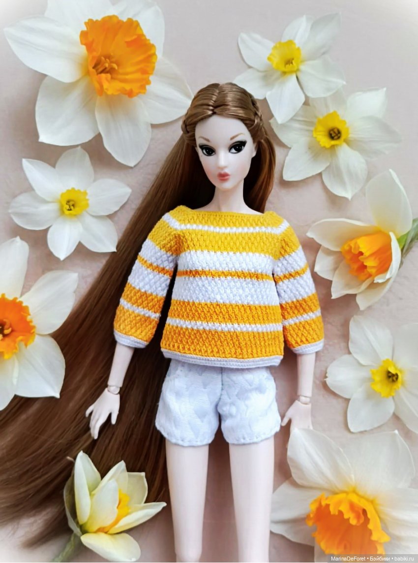 Вязаная одежда для кукол - часть пятнадцатая - лето