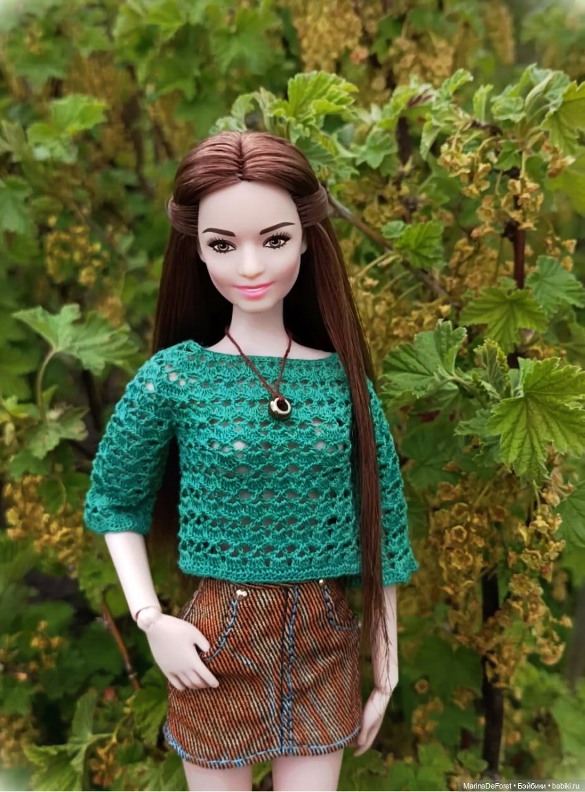 Вязаная одежда для кукол - часть пятнадцатая - лето