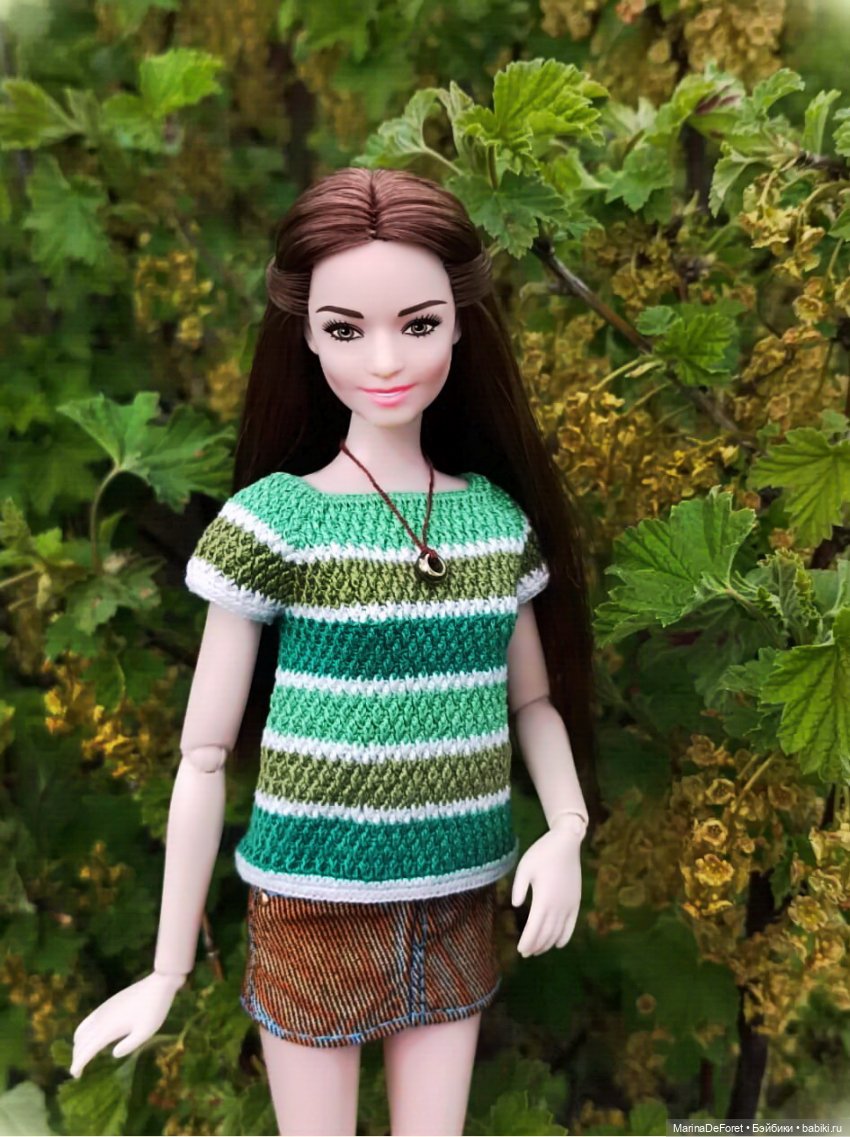 Вязаная одежда для кукол - часть пятнадцатая - лето