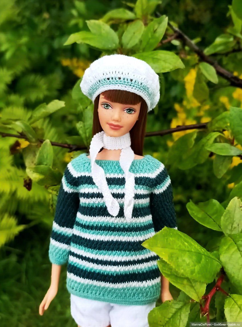 Вязаная одежда для кукол - часть пятнадцатая - лето (фото 4)