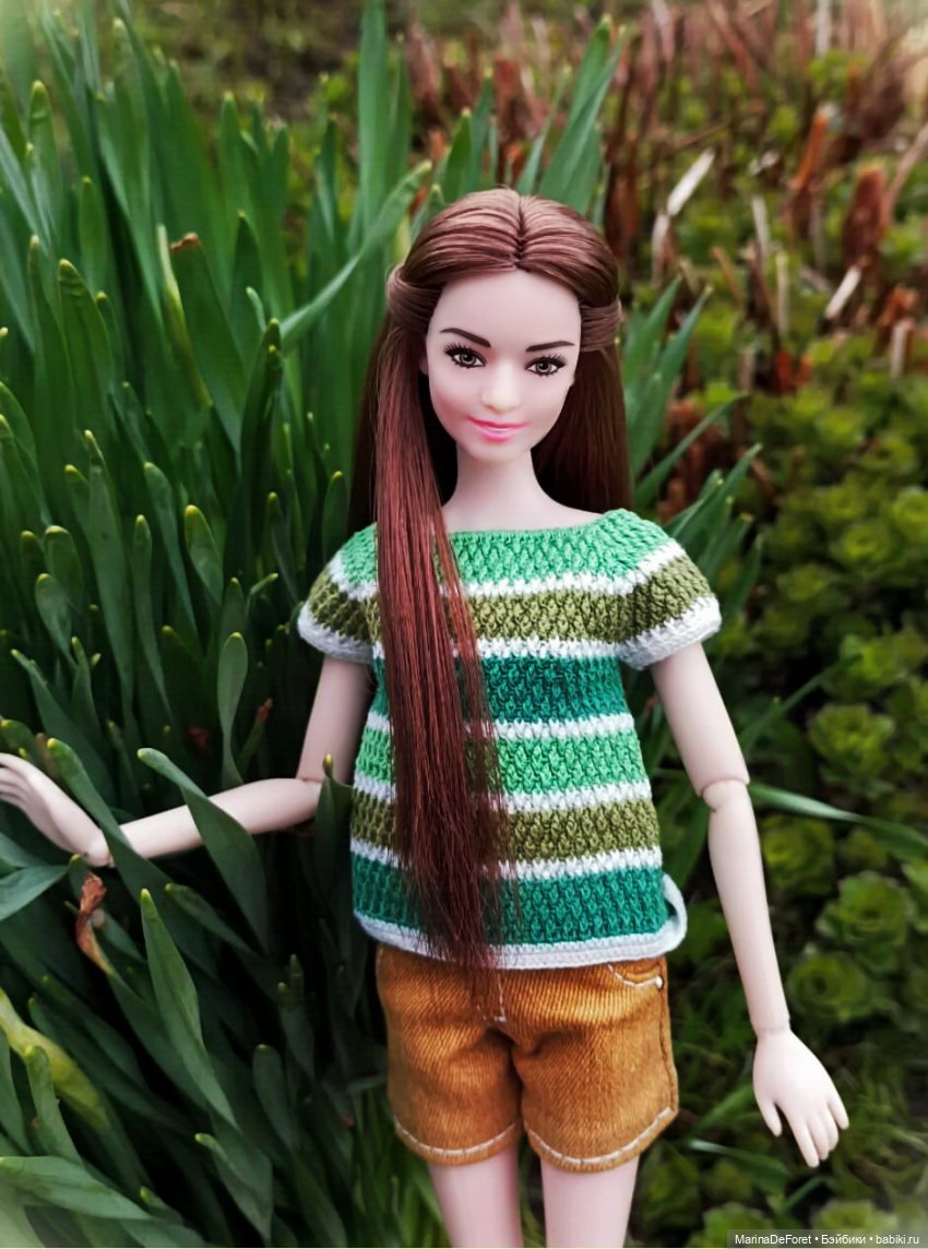 Вязаная одежда для кукол - часть пятнадцатая - лето
