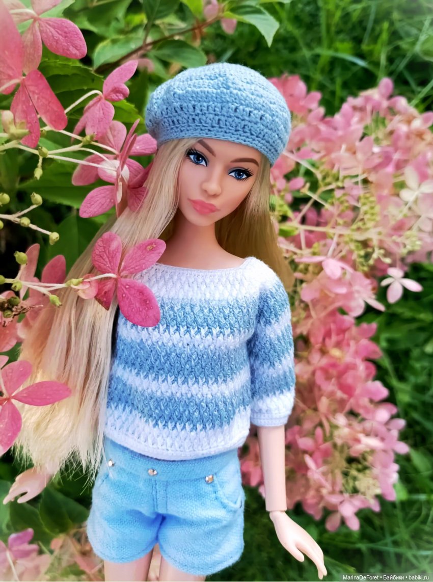 Вязаная одежда для кукол - часть пятнадцатая - лето