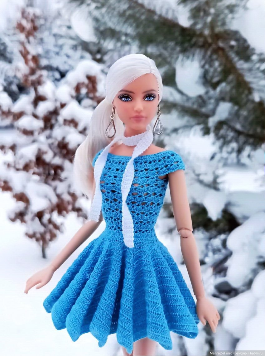 Вязаная одежда для кукол - часть семнадцатая - декабрь в горчичных оттенках