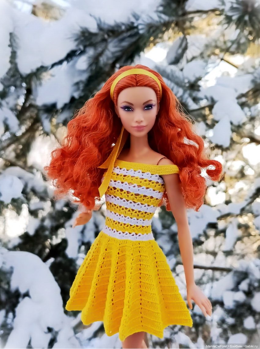 Вязаная одежда для кукол - часть восемнадцатая - новые цвета (фото 8)