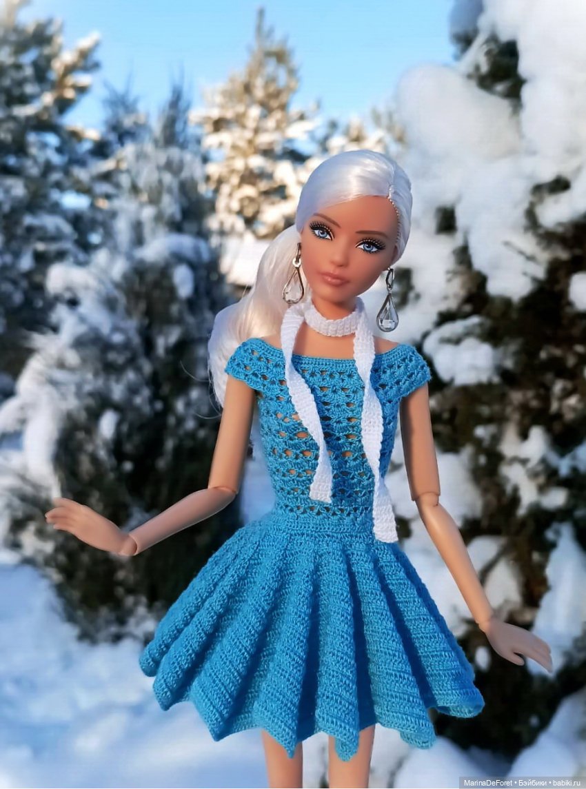 Вязаная одежда для кукол - часть восемнадцатая - новые цвета