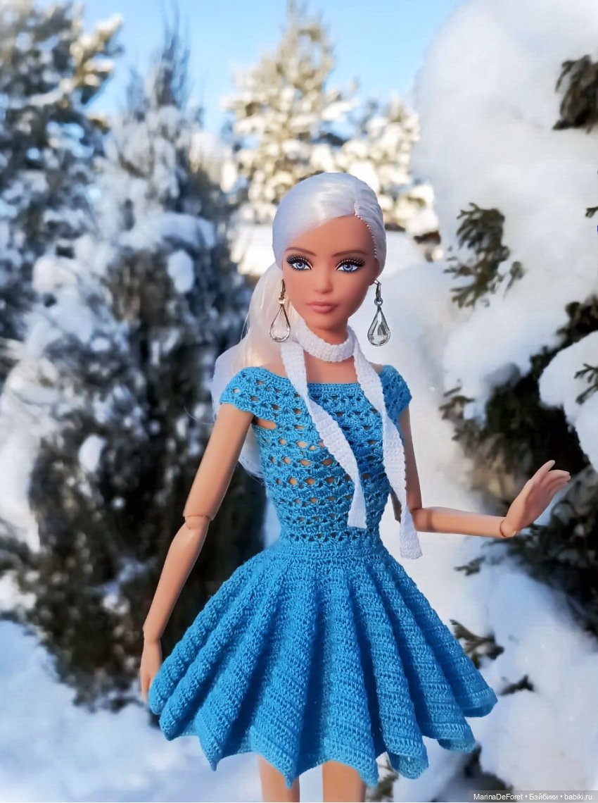 Вязаная одежда для кукол - часть восемнадцатая - новые цвета