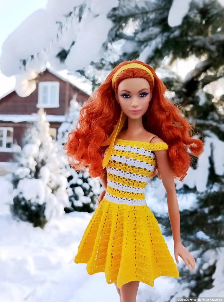 Вязаная одежда для кукол - часть восемнадцатая - новые цвета (фото 5)