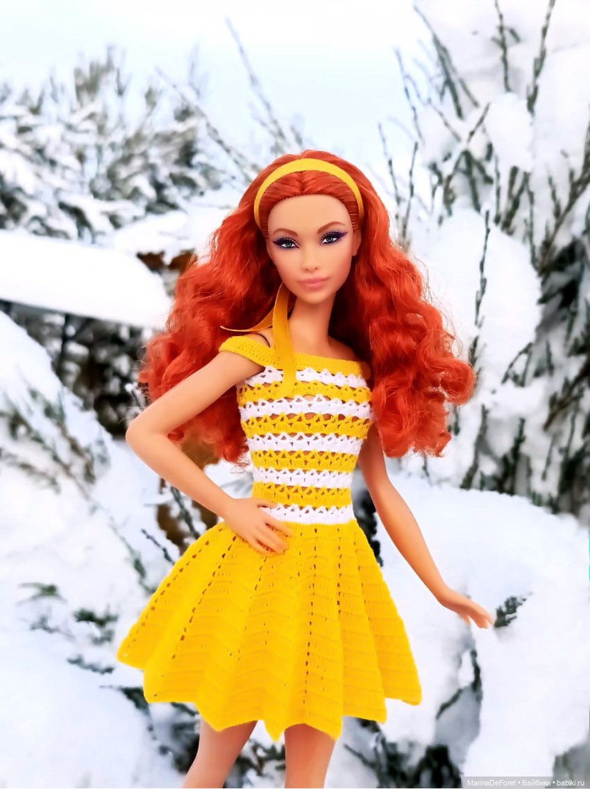 Вязаная одежда для кукол - часть восемнадцатая - новые цвета (фото 7)