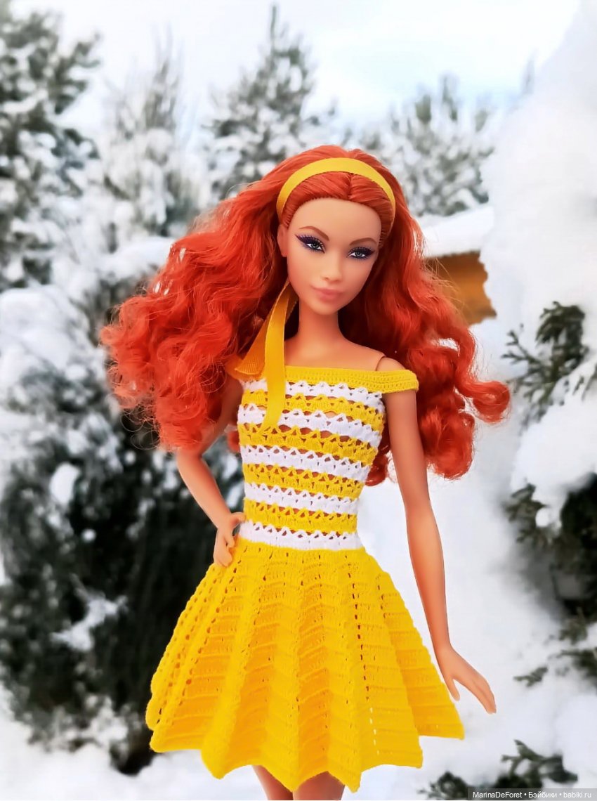 Вязаная одежда для кукол - часть восемнадцатая - новые цвета (фото 6)