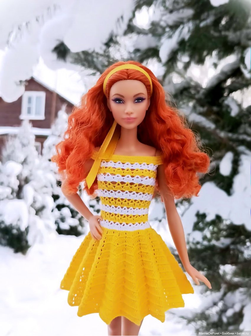 Вязаная одежда для кукол - часть восемнадцатая - новые цвета