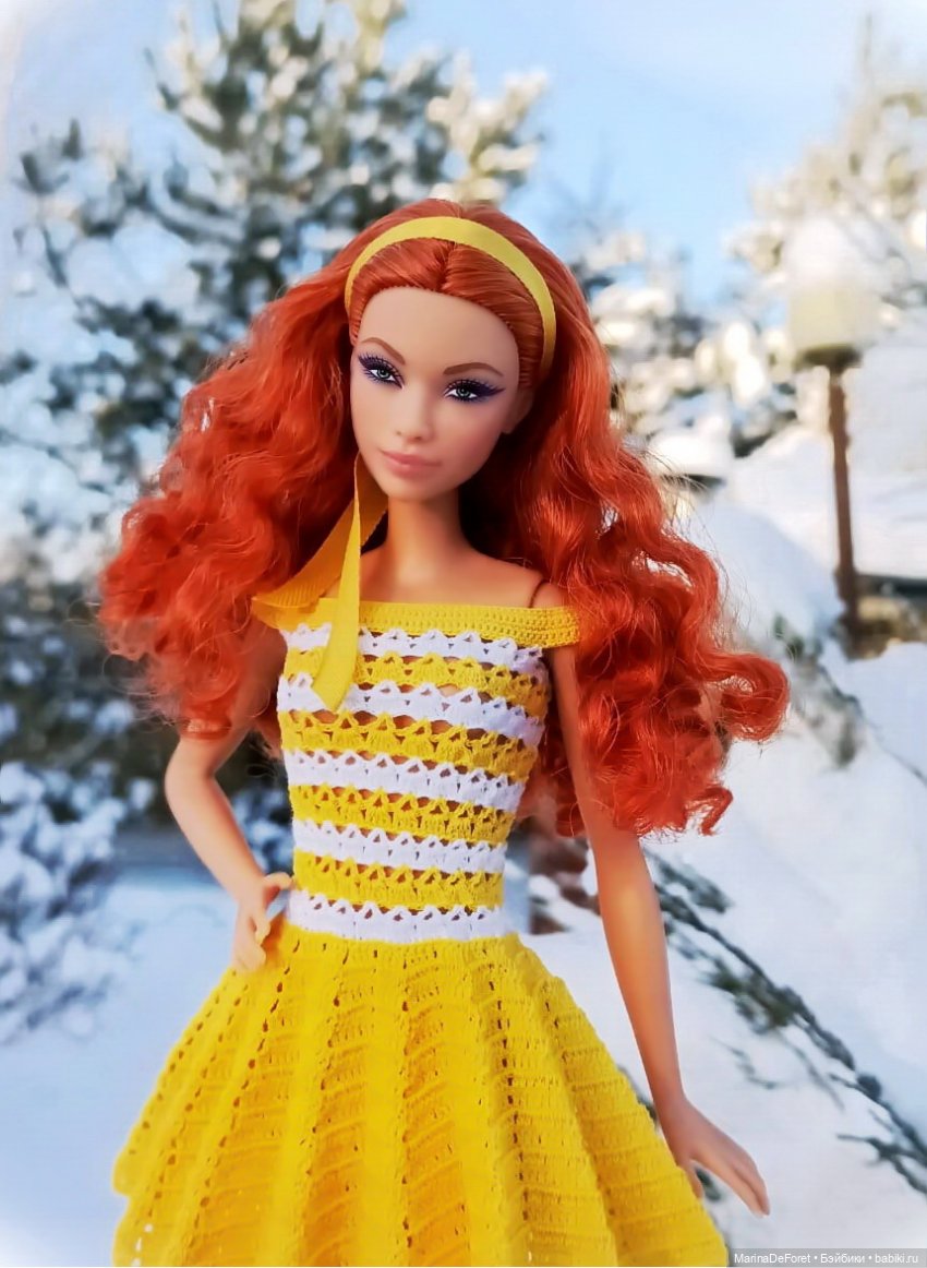 Вязаная одежда для кукол - часть восемнадцатая - новые цвета (фото 10)