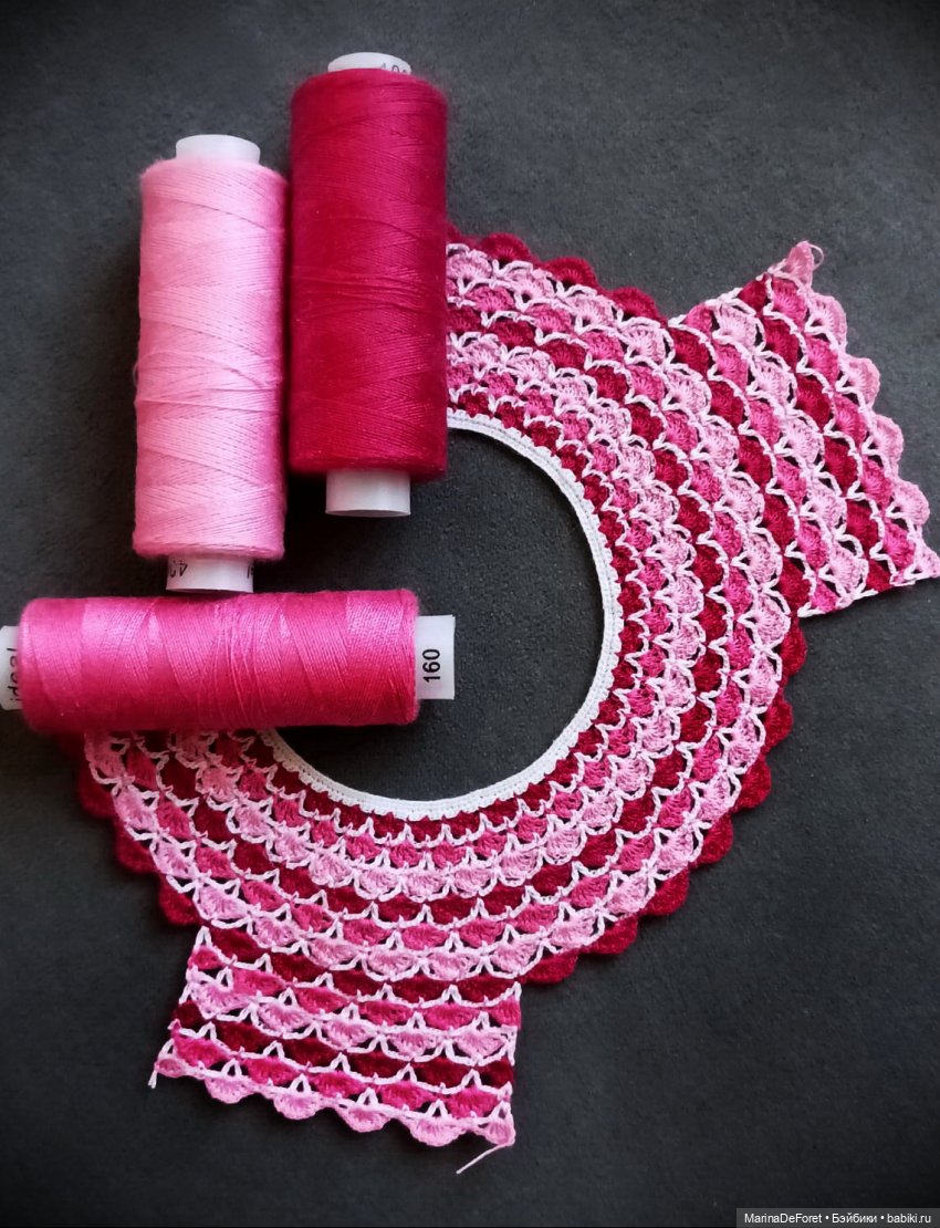 Вязаная одежда для кукол - часть двадцатая - и снова розовый (фото 3)