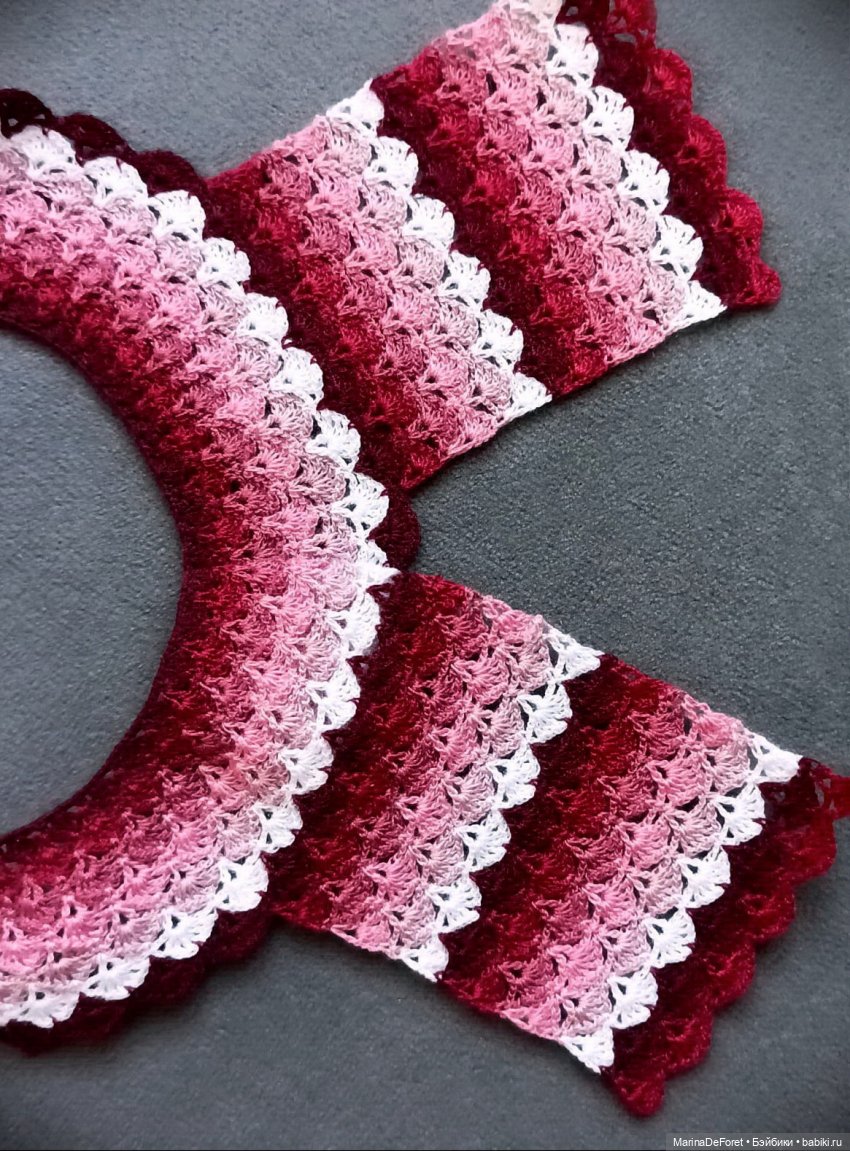 Вязаная одежда для кукол - часть двадцать первая - платья