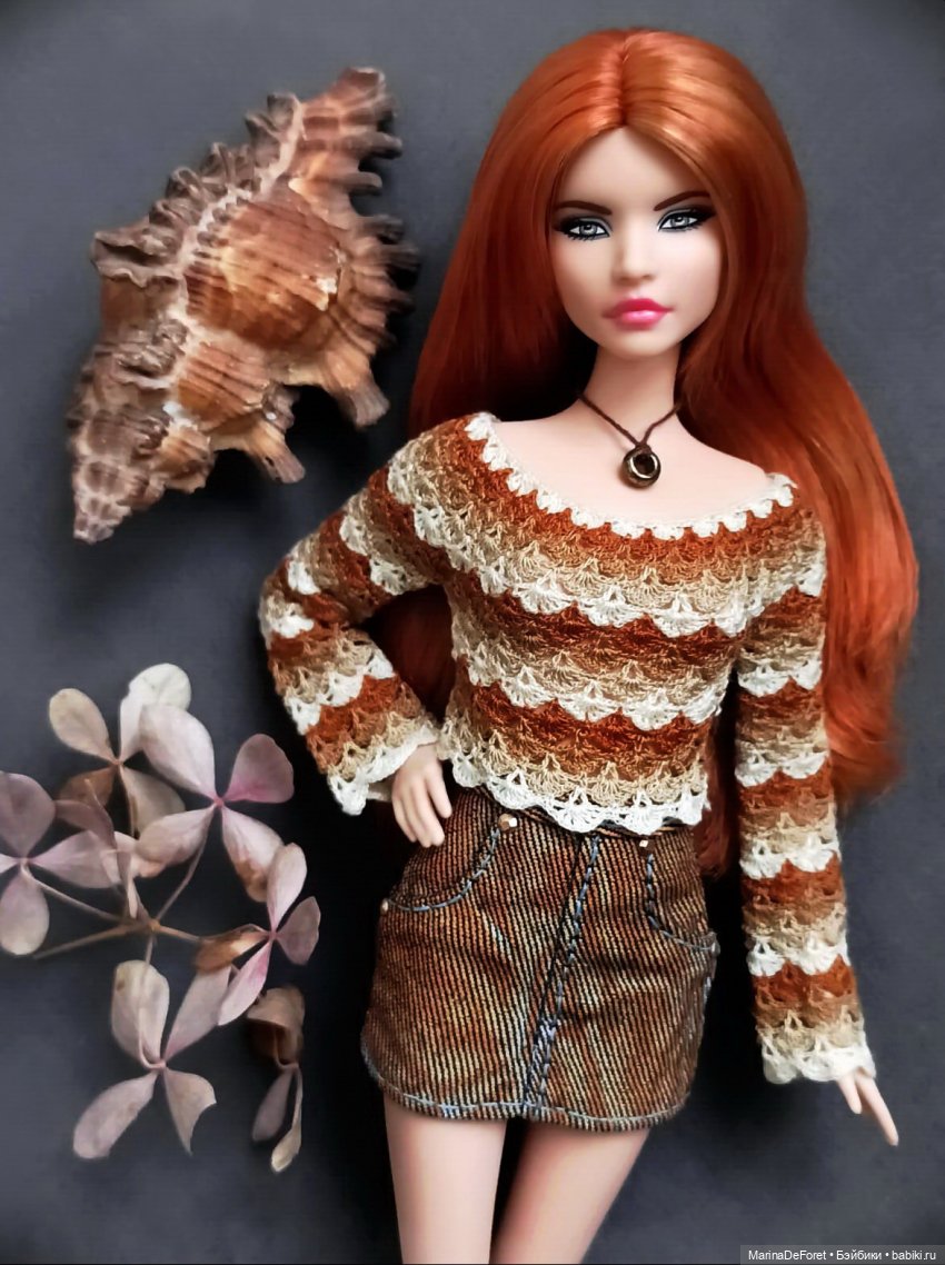 Вязаная одежда для кукол - часть двадцать вторая (фото 10)